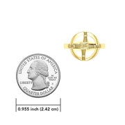 Saint Brigids Cross 14K Gold Ring GRI2293