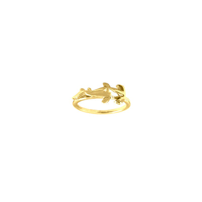 Hammerhead Shark Solid Gold Ring GRI2503