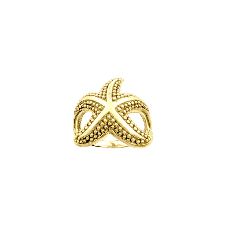 Starfish Solid Gold Ring GRI2547