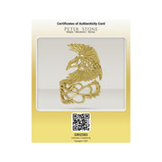 Honor The Flying Phoenix ~ Solid Gold Ring GRI2583