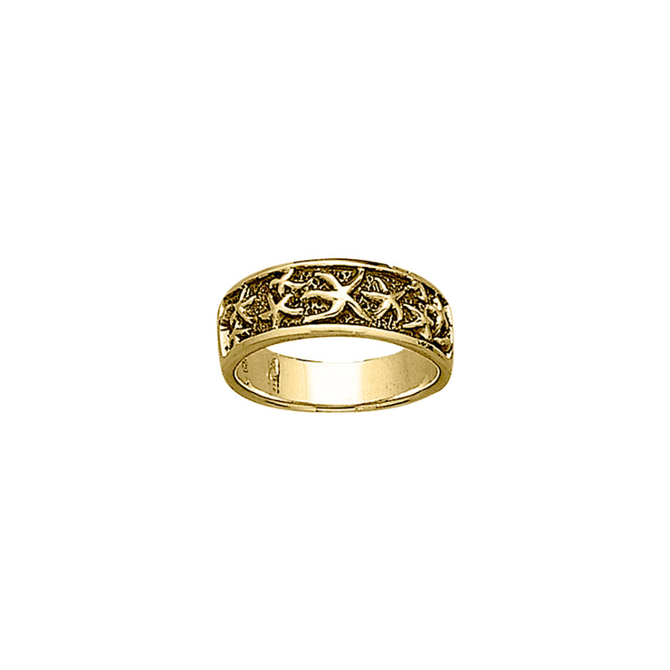 Starfish Solid Gold Ring GTR3329