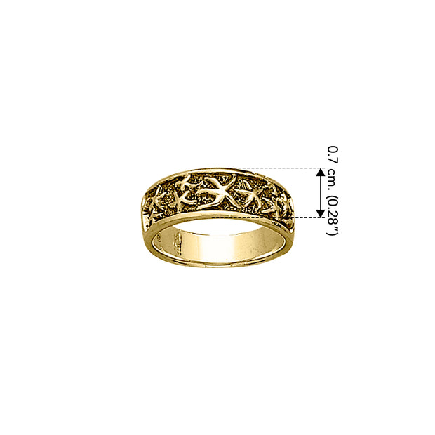 Starfish Solid Gold Ring GTR3329