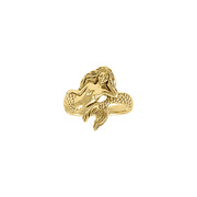 Mermaid Solid Gold Ring GTR3356