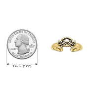 Crab Solid Gold Toe Ring GTR3722