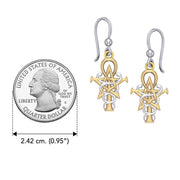 Oberon Zell Penkhaduce Wizardry Silver and 14K Gold Accent Earrings MER465