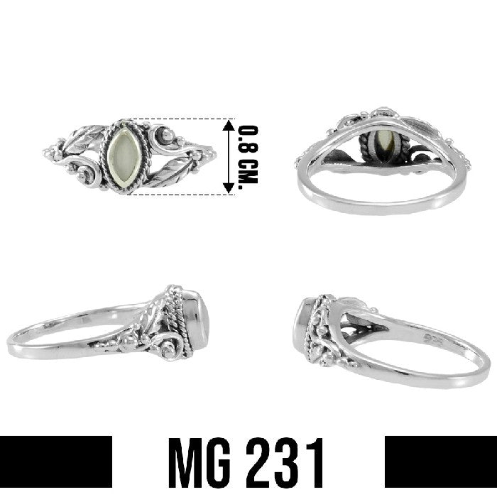 Leaf Silver Ring MG231