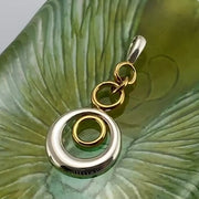 Sterling Silver and 14K Gold Vermeil (2 Microns) Pendant MPD3122