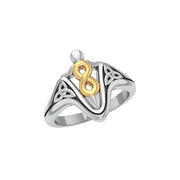 Infinity Angel Trinity Knot Ring MRI1256 - Wholesale Jewelry