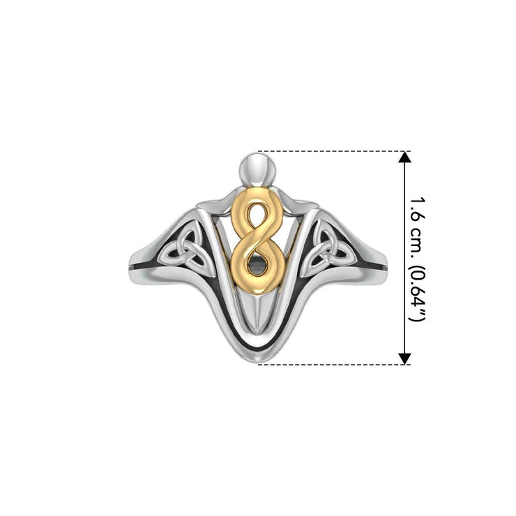Infinity Angel Trinity Knot Ring MRI1256