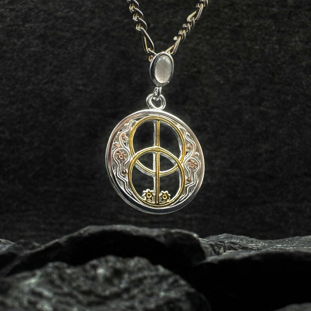 Chalice Well Healing Spell Three Tone Pendant OPD4752