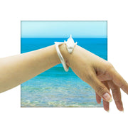 Dolphins Sterling Silver Cuff Bracelet with Locking System TBA274 - Wholesale Jewelry