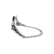 Manta Rays and Sharks Sterling Silver Chain Bracelet