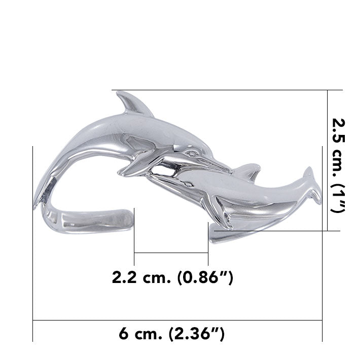 The Tale of the Gentle Dolphin Cuff Bracelet TBG014
