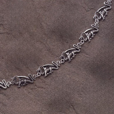 Dragon Sterling Silver Link Bracelet TBG230