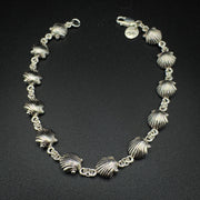 Seashell Sterling Silver Bracelet TBG442