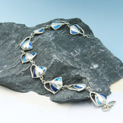 Stingray Sterling Silver Link Bracelet TBL020 - Wholesale Jewelry