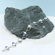 Stingray Sterling Silver Link Bracelet TBL020 - Wholesale Jewelry