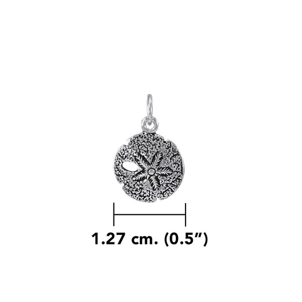 Tokens of the shore ~ Sterling Silver Jewelry Sand Dollar Charm TC216