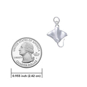 Manta Ray Silver Charm TC599 - Wholesale Jewelry