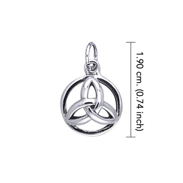 Trinity Knot Silver Charm TCM011