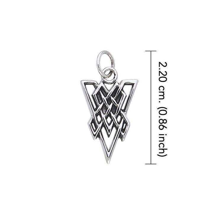 Celtic Knotwork Silver Charm TCM028