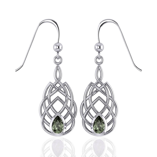 Celtic Knotwork Sterling Silver Earrings TE107