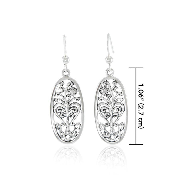 Tree of Life Sterling Silver Earrings TE2795