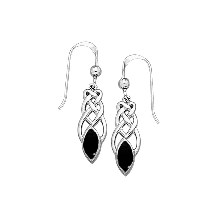 Celtic Knotwork Sterling Silver Earrings TE2866