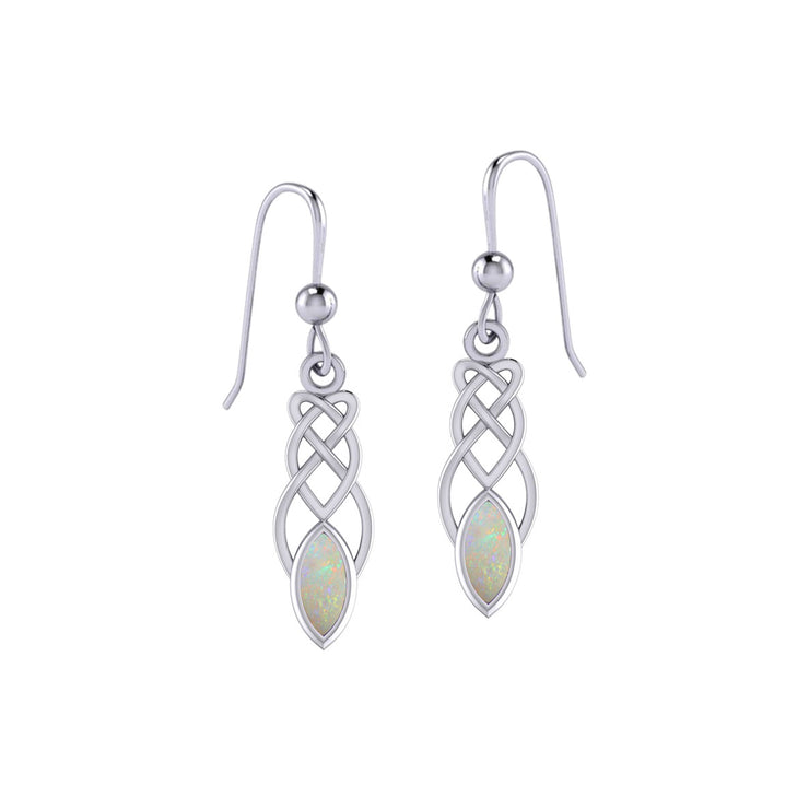 Celtic Knotwork Sterling Silver Earrings TE2866