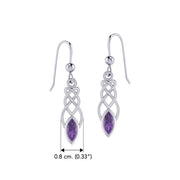 Celtic Knotwork Sterling Silver Earrings TE2866