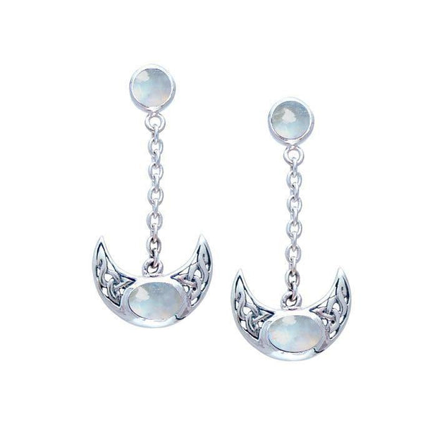 Blue Moon Silver Earrings TE2910 - Jewelry