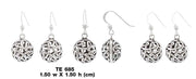 Celtic Knotwork Sterling Silver Earrings TE685