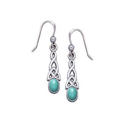 Celtic Knotwork Triquetra Sterling Silver Earrings TE864