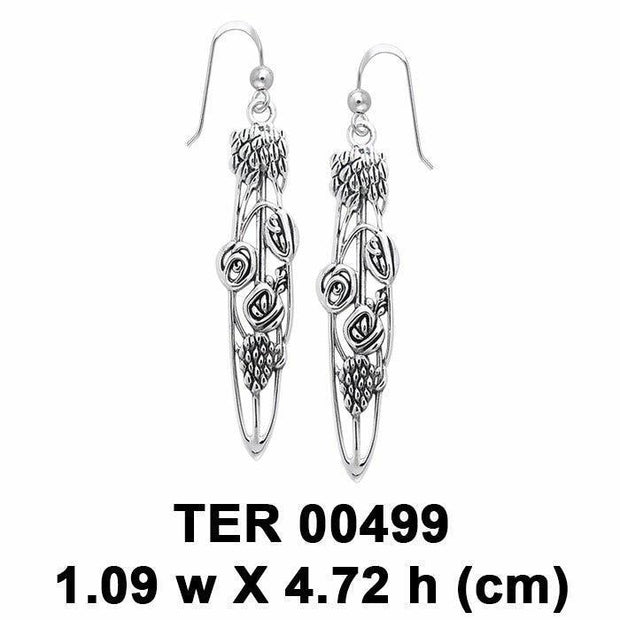 Art Nouveau Silver Earrings TER499