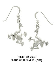 Frog Sterling Silver Earrings TER1275