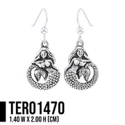 Fine Sterling Silver Ocean Mermaid Earring TER1470