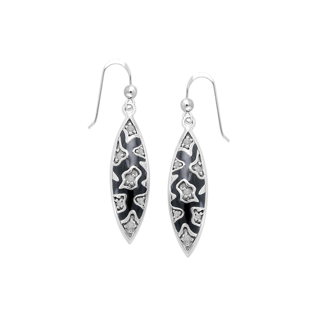 Safari Inspired Silver Earrings with Gemstones TER1177