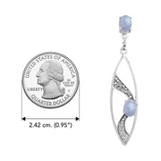 Fantastic Contemporary Silver Earrings with Gemstones TER1201