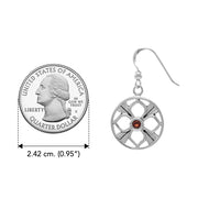 Symbols Of Femininity Silver Earrings with Gemstone TER1397
