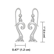 Celtic Trinity Knot Earrings TER1824 - Wholesale Jewelry