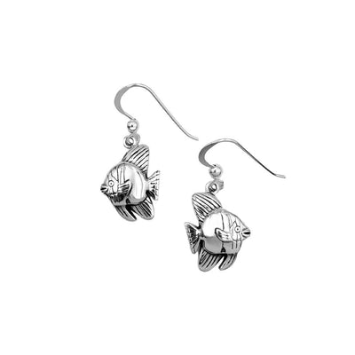 Taifin Batfish Sterling Silver Earrings TER2202