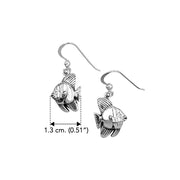 Taifin Batfish Sterling Silver Earrings TER2202