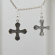 Celtic Cross of the Spirit Sterling Silver Earrings TER468