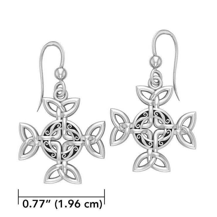 Celtic Trinity Knot Earrings TER710 - Wholesale Jewelry