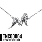 Sasha St. John  Staring at the Moonlight ~ Sterling Silver Mermaid Necklace Jewelry TNC064