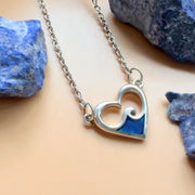 I love the Sea Wave Silver Necklace TNC008