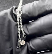 Bold Filigree Heart Sterling Silver Necklace TNC425P
