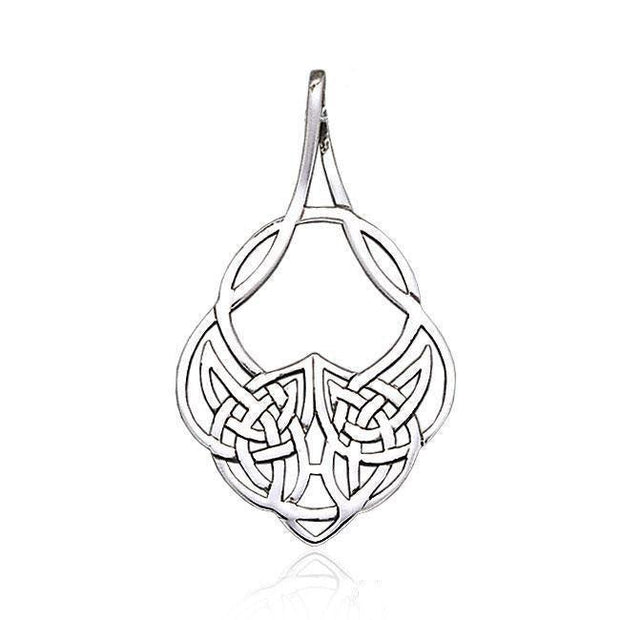 Celtic Knotwork Silver Pendant TP1119 - Wholesale Jewelry