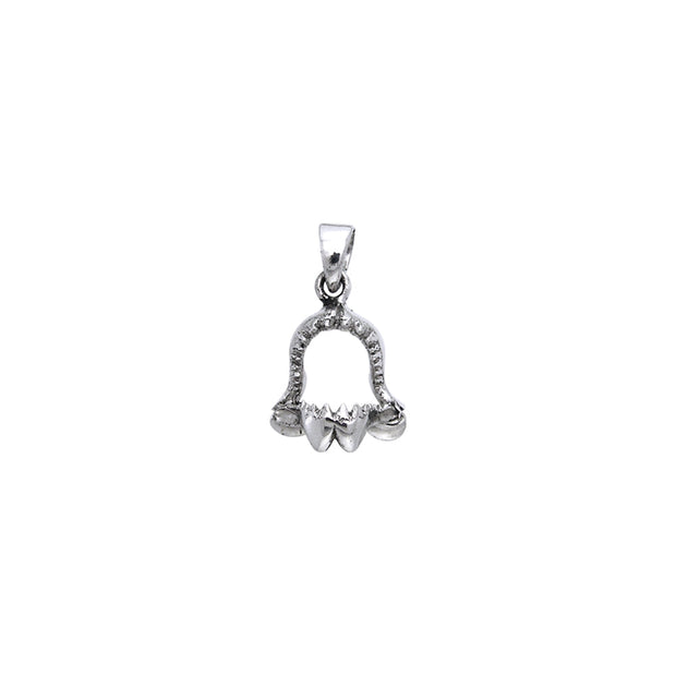 DiveSilver Shark Jaw Silver Pendant TP1539