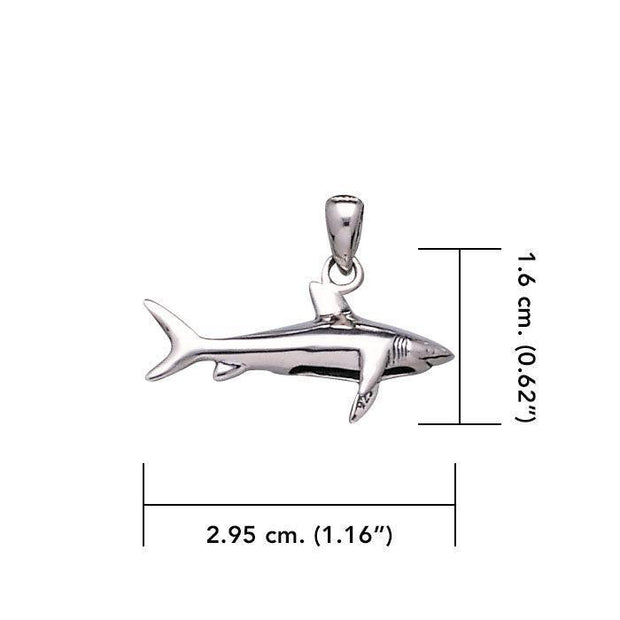 Shark Sterling Silver Pendant TP1634